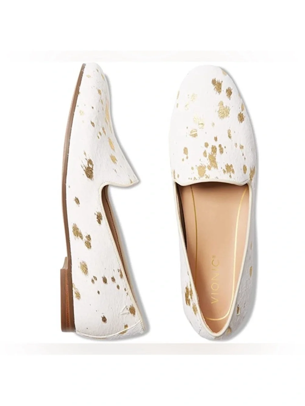 VIONIC Willa Cow Hair Shoes Slip-On Loafers